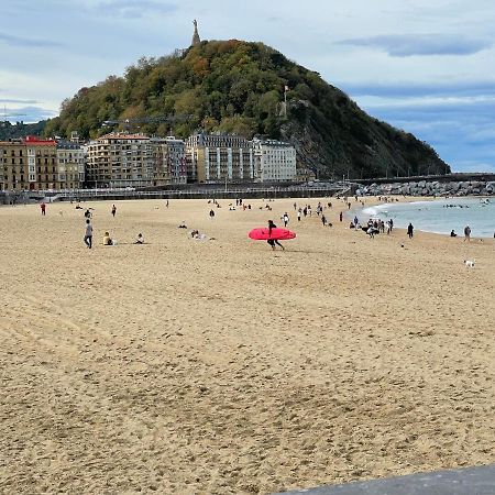 Usandizaga Apartment, Second Line Beach, Free Parking Сан Себастиан Екстериор снимка
